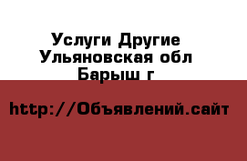 Услуги Другие. Ульяновская обл.,Барыш г.